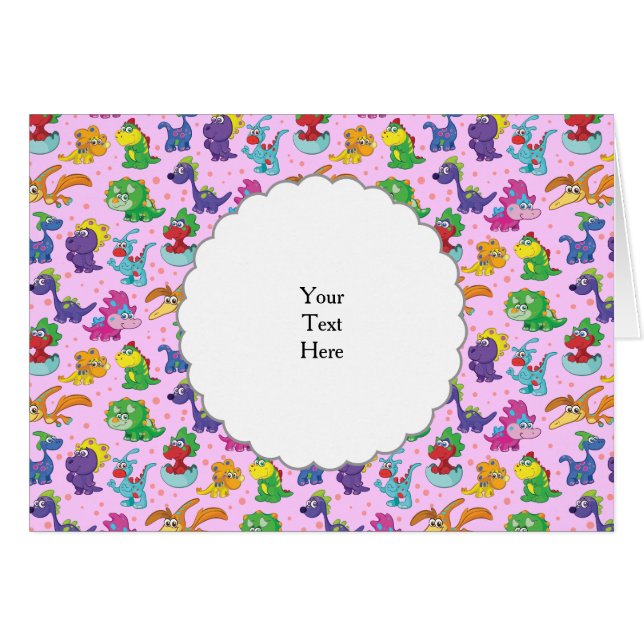 Dinosaur Cuteness Kawaii Extravaganza (Voorkant Horizontaal)