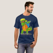 Dinosaur Dabbing T Rex Dabbing School Bag pet T-shirt (Voorkant volledig)