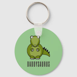 Dinosaur Daddysaurus Dad Fathers Day Family Gift Sleutelhanger