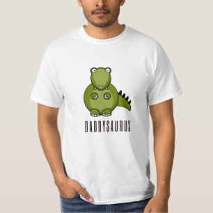 Dinosaur Daddysaurus Dad Fathers Day Family Gift T-shirt