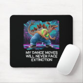 Dinosaur Dance Funny Dancing Dino Muismat (Met muis)