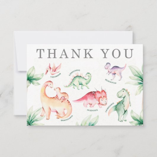 Dinosaur Dank u wel (Voorkant)