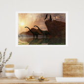 DINOSAUR DAWN PRINT (Keuken)