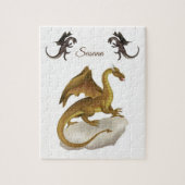 Dinosaur Decoratief Jigzaag Puzzle Legpuzzel (Verticaal)