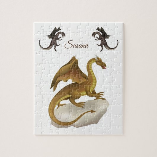 Dinosaur Decoratief Jigzaag Puzzle Legpuzzel (Verticaal)