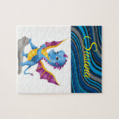 Dinosaur Decoratief Jigzaag Puzzle Legpuzzel (Horizontaal)