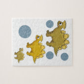 Dinosaur Decoratief Jigzaag Puzzle Legpuzzel (Horizontaal)