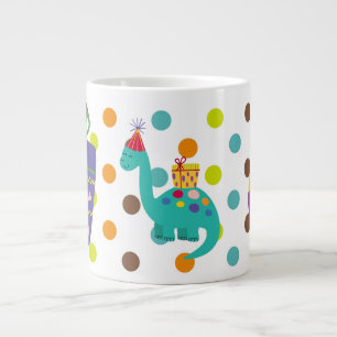 Dinosaur Delight: Roar-iffic koffie Mok! Grote Koffiekop