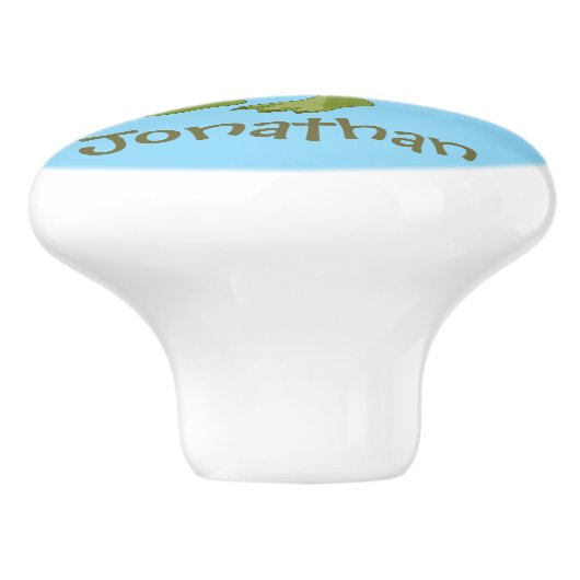 Dinosaur Design Ceramic Pull Keramische Knop (Zijkant)