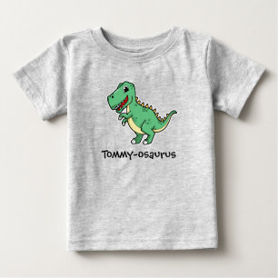Dinosaur Design Tee Shirt van uw kind