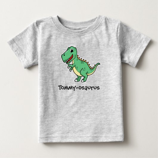 Dinosaur Design Tee Shirt van uw kind (Voorkant)