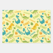 Dinosaur Design Wrapping Paper (Voorkant 3)