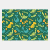 Dinosaur Design Wrapping Paper (Voorkant 2)