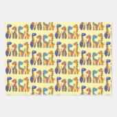 Dinosaur Design Wrapping Paper (Voorkant 3)