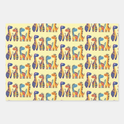 Dinosaur Design Wrapping Paper (Voorkant 3)