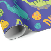 Dinosaur Design Wrapping Paper Cadeaupapier (Rol Hoek)