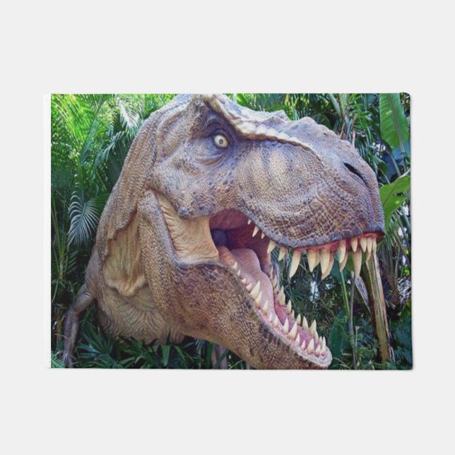 Dinosaur deurmat voor kinderen & kinderen (Voorkant)