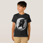 Dinosaur die gitaar Electric Acoustic Led Rock spe T-shirt (Voorkant volledig)