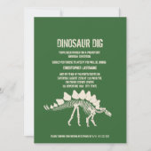 Dinosaur Dig Birthday Kaart (Voorkant)