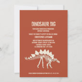 Dinosaur Dig Birthday Kaart (Voorkant)