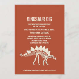 Dinosaur Dig Birthday Kaart