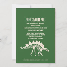 Dinosaur Dig Birthday Kaart