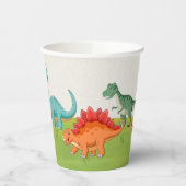 Dinosaur Dig Dino Verjaardag Party Cups Papieren Bekers (Links)