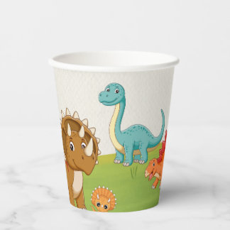 Dinosaur Dig Dino Verjaardag Party Cups Papieren Bekers