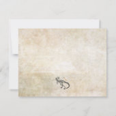 Dinosaur Dig Fossil Birthday Party Bedankkaart (Achterkant)