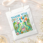 Dinosaur Dino 1e verjaardag Bedankzakje (Geknipt)