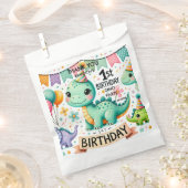 Dinosaur Dino 1e verjaardag Bedankzakje (Geknipt)