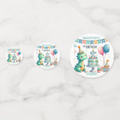 Dinosaur Dino 1e verjaardag Confetti (Voorkanten)