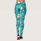 Dinosaur Dino Eggs T-Rex Pattern Leggings (Achterkant)