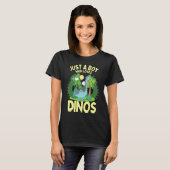 Dinosaur Dino Just A Boy Who Loves Dinosaurs Dinos T-shirt (Voorkant volledig)