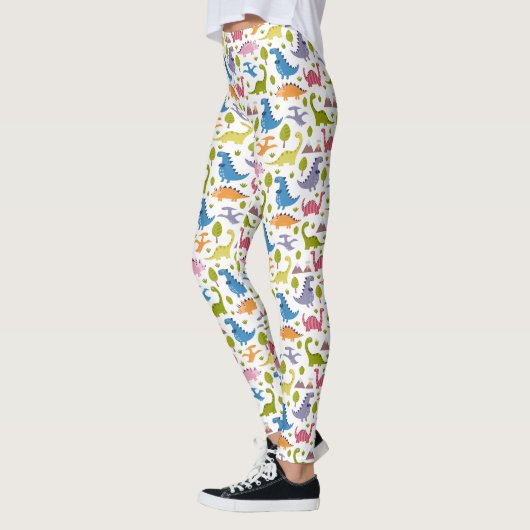Dinosaur dino Paleontologie paleontoloog schattig Leggings (Links)