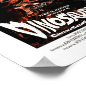 Dinosaur, Dino, Saurus  Retro Cinema Poster (Hoek)