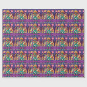 Dinosaur Disco Dig Foam Boards Cadeaupapier (Vlak)