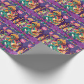 Dinosaur Disco Dig Foam Boards Cadeaupapier (Hoek)