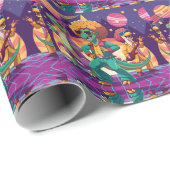 Dinosaur Disco Dig Foam Boards Cadeaupapier (Rol Hoek)