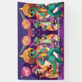 Dinosaur Disco Dig Foam Boards Spandoek (Verticaal)