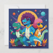 Dinosaur Disco Dig Kaart (Achterkant)