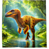 Dinosaur Douchegordijn (Voorkant)