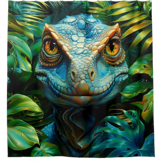 Dinosaur Douchegordijn (Voorkant)