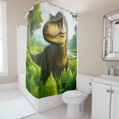 Dinosaur Douchegordijn (In situ)