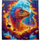 Dinosaur Douchegordijn (Voorkant)