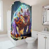 Dinosaur Douchegordijn (In situ)