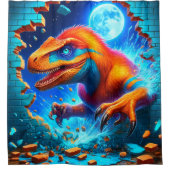Dinosaur Douchegordijn (Voorkant)
