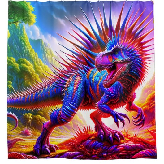 Dinosaur Douchegordijn (Voorkant)