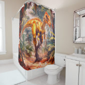 Dinosaur Douchegordijn (In situ)