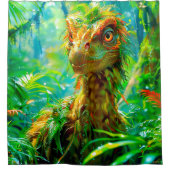 Dinosaur Douchegordijn (Voorkant)